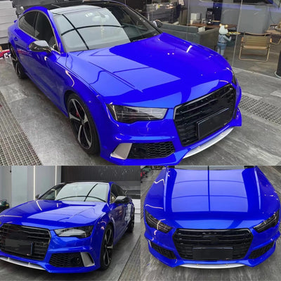 Gloss Metallic Pearl Blue Vinyl Wrap