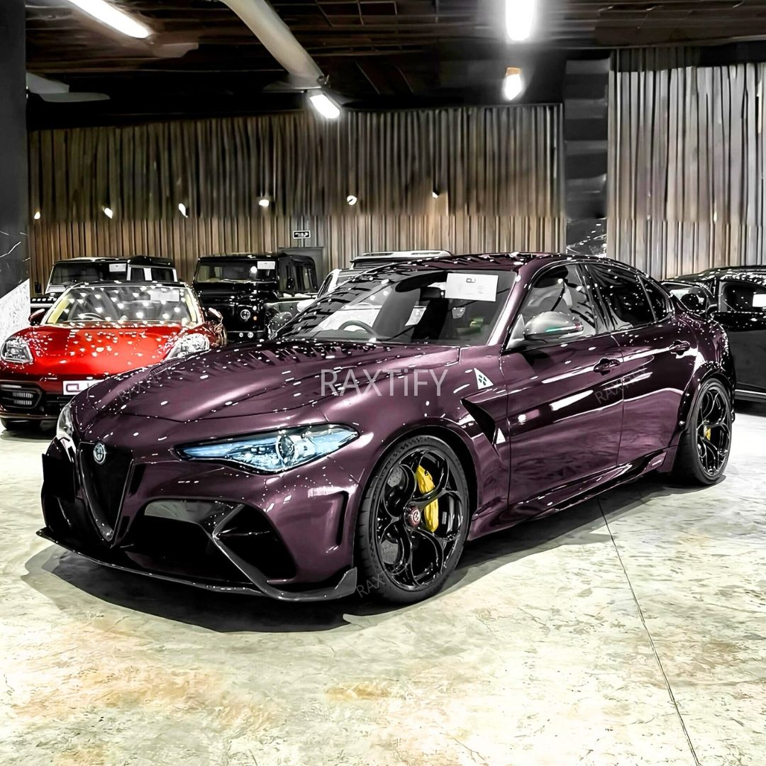 Gloss Metallic Eve Purple Vinyl Wrap