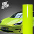 Gloss Metallic Neon Yellow Vinyl Wrap