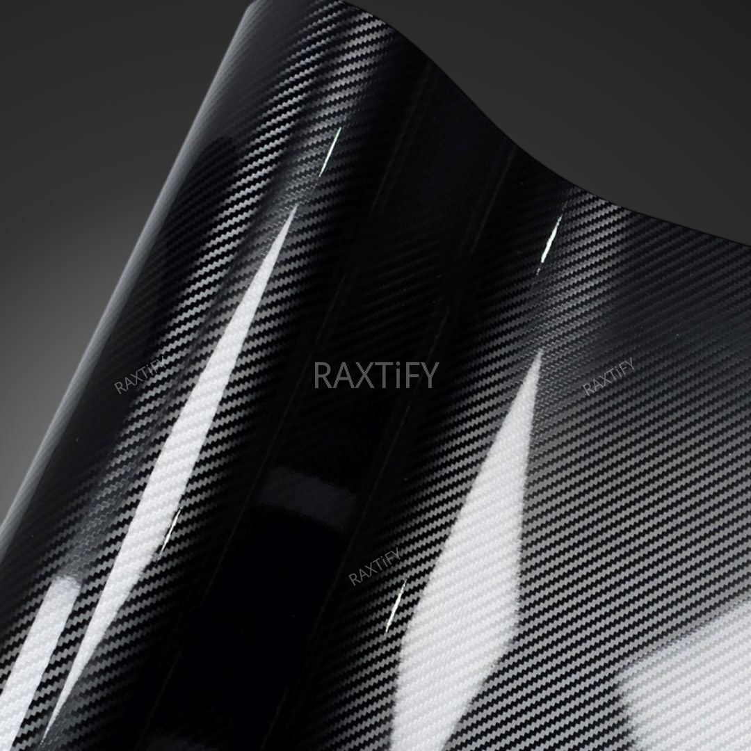 5D Carbon Fiber Black Vinyl Wrap