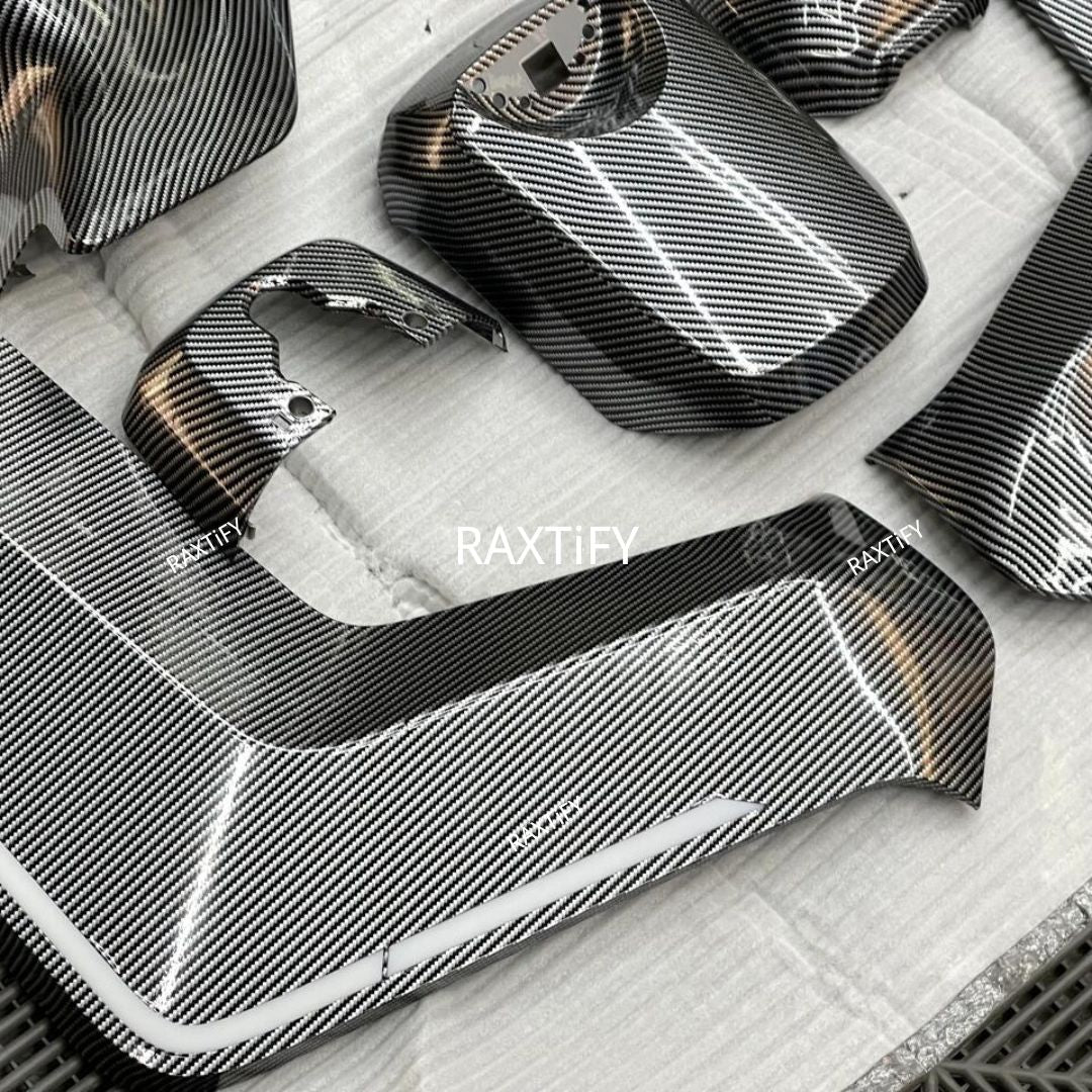 5D Carbon Fiber Black Vinyl Wrap