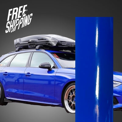 Super Gloss Candy Blue Vinyl Wrap