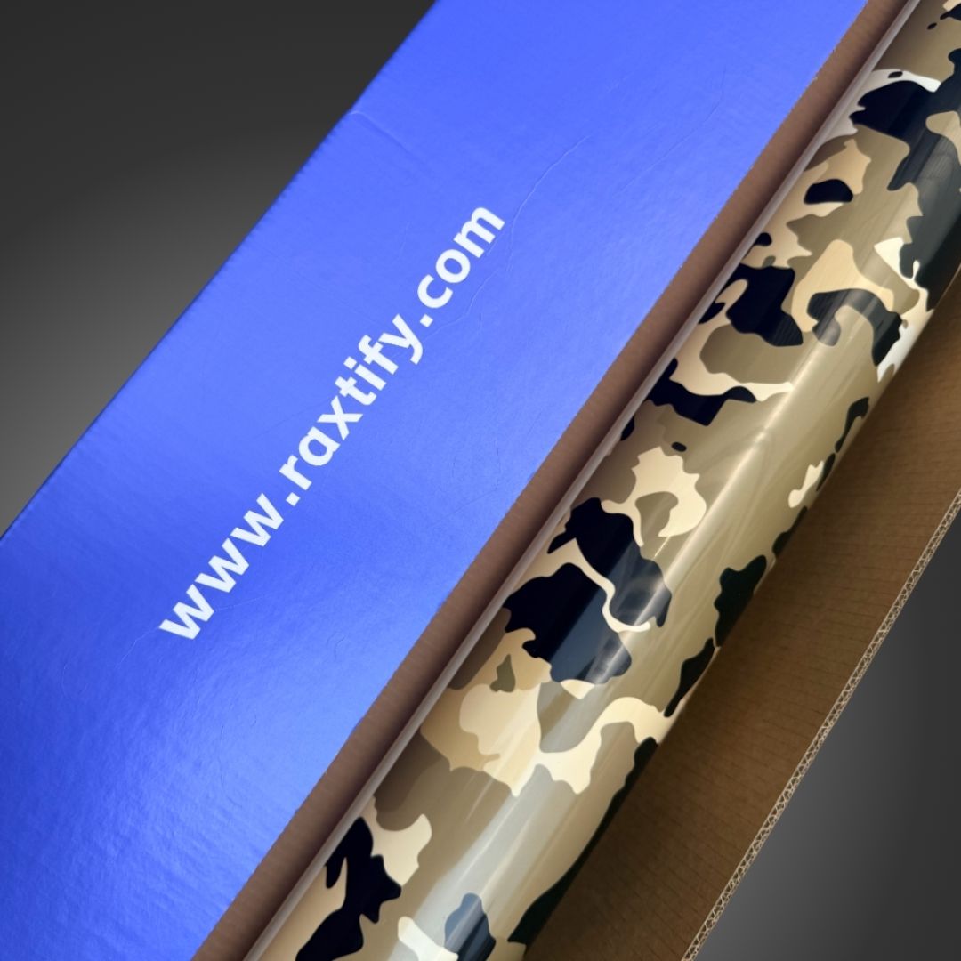 RAXTIFY Pre‑Designed Camouflage Style Vinyl Vehicle Wrap