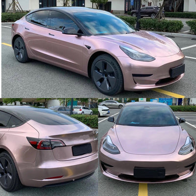 Gloss Metallic Frozen Berry Vinyl Wrap