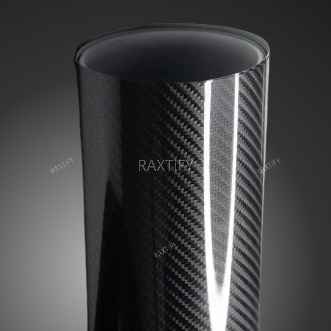 6D Carbon Fiber Black Vinyl Wrap