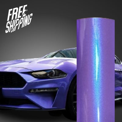 Metallic Candy Blue Folie zur Verklebung, Car wrapping