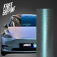 Color Shift Satin Gray Blue Vinyl Wrap
