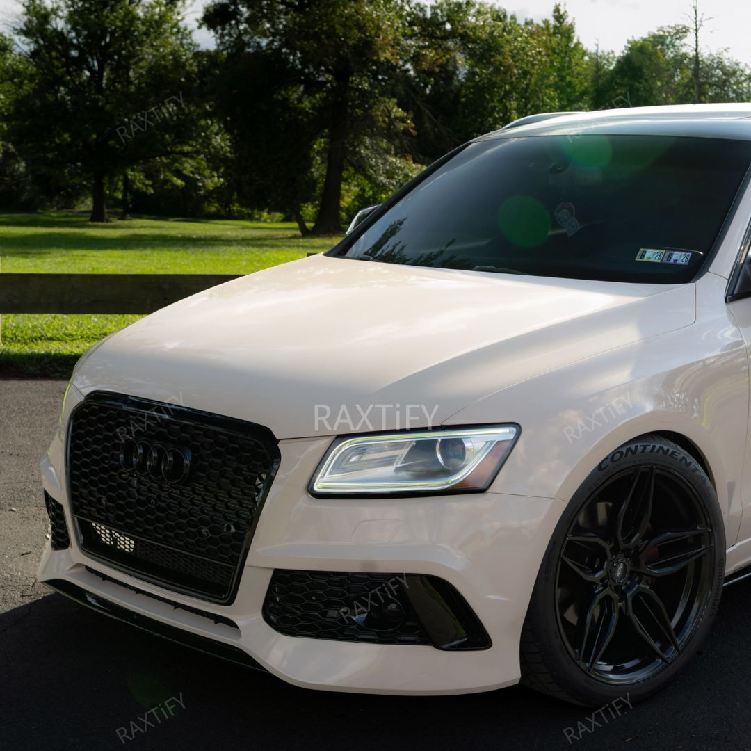 Gloss Genmai Tan Vinyl Wrap on audi details