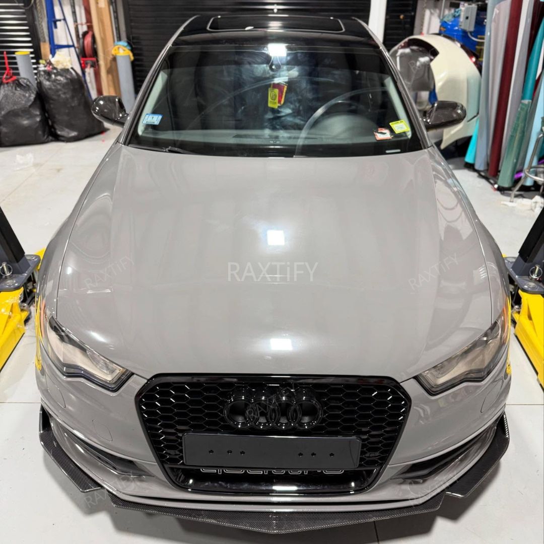 Audi Wrapped in Gloss Dark Nardo Gray Vinyl Wrap