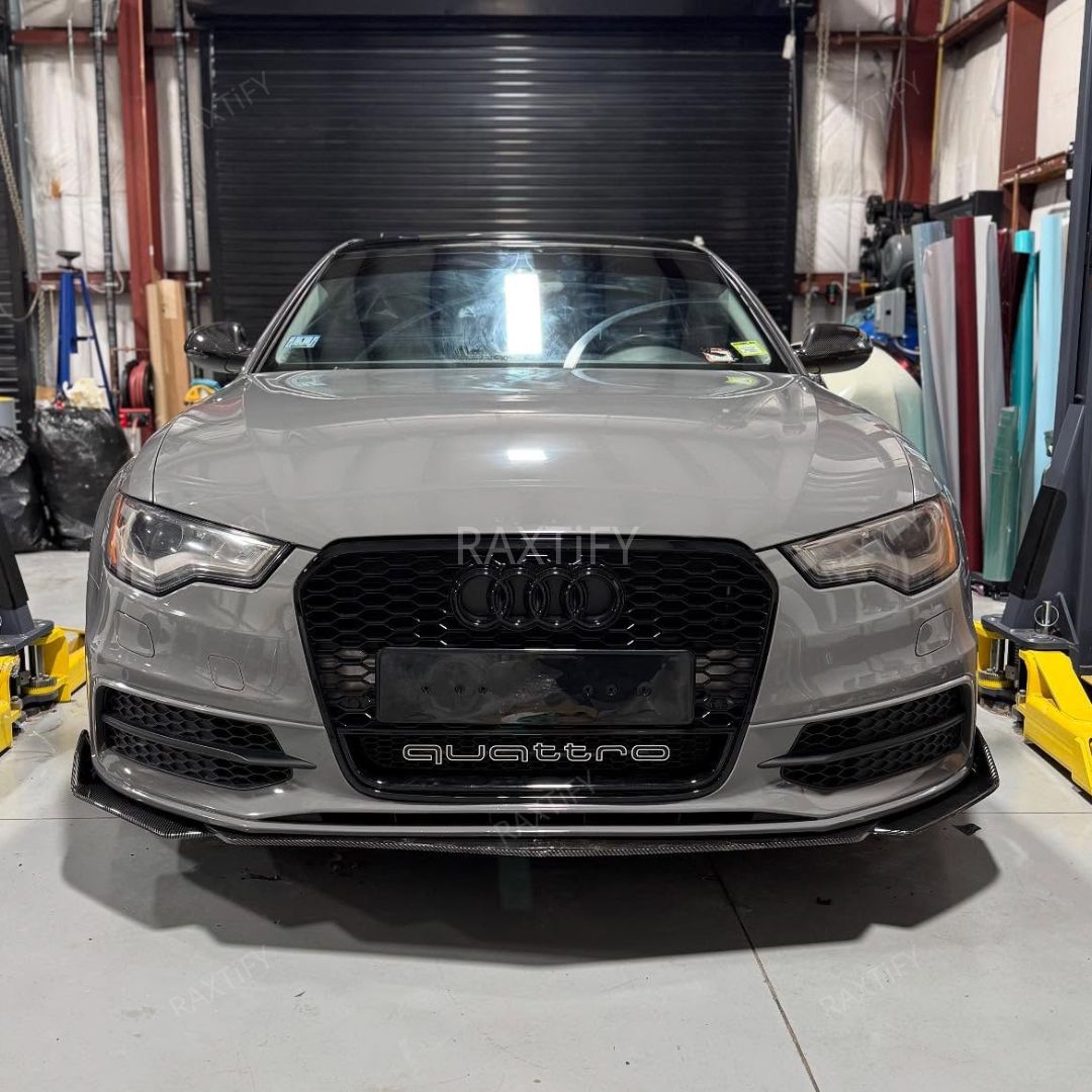 Audi Wrapped in Gloss Dark Nardo Gray Vinyl Wrap