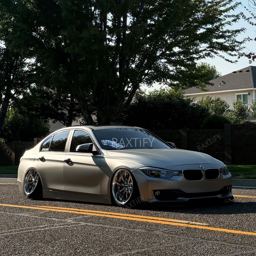 Satin Chrome Liquid Gray Car Wrap
