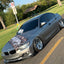 Satin Chrome Liquid Gray Car Wrap