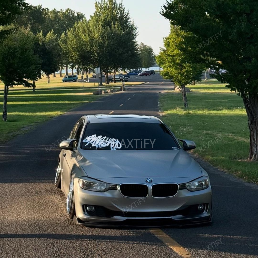 Satin Chrome Liquid Gray Car Wrap
