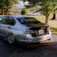 Satin Chrome Liquid Gray Car Wrap
