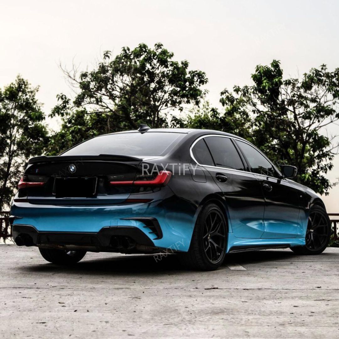 BMW black to blue Custom Fade Wrap