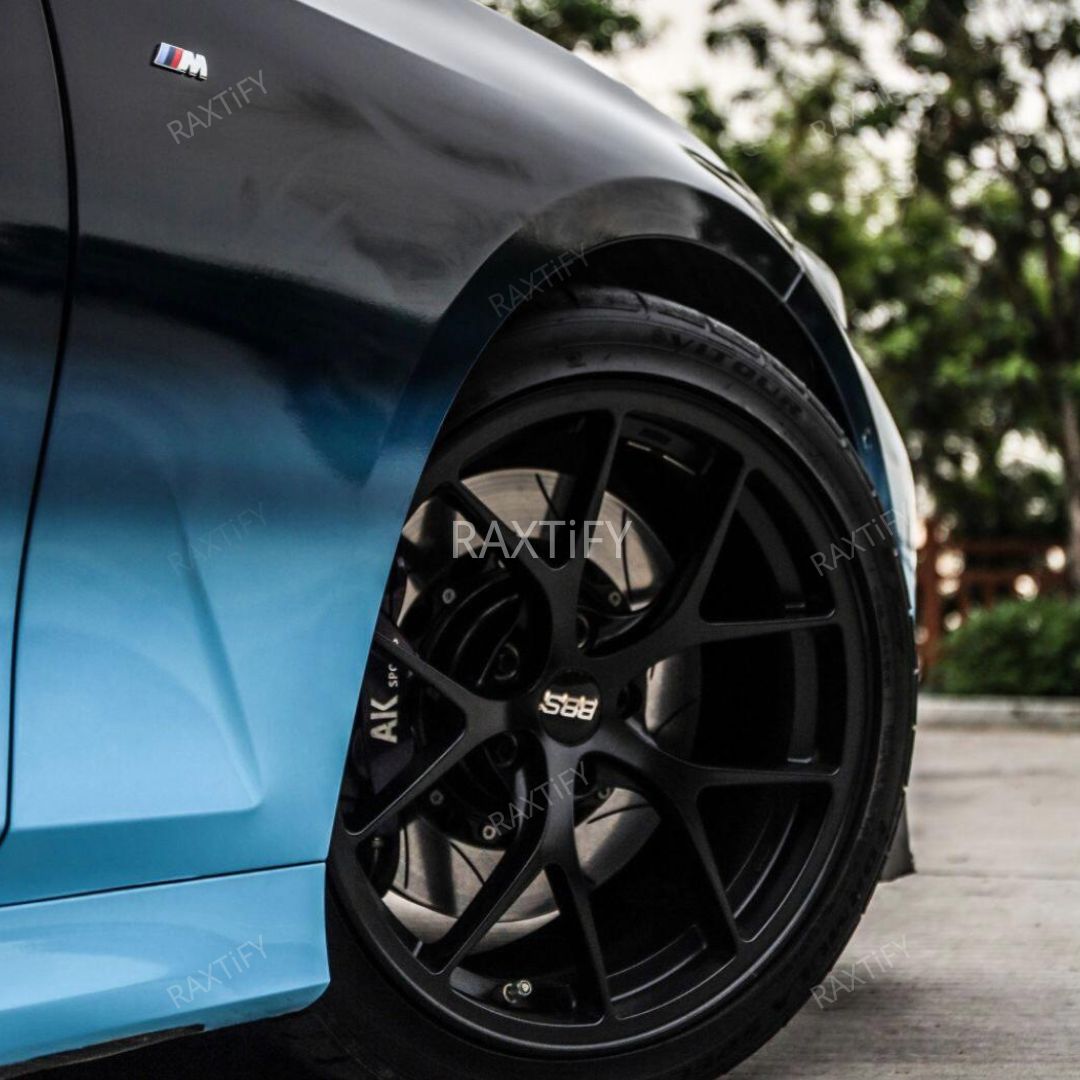 BMW black to blue Custom Fade Wrap