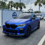 BMW in Matte Chrome Deep Blue Car Wrap