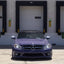 Super Gloss Deep Violet Vinyl Wrap benz front look