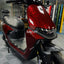 Black Red Forged Carbon Fiber Vinyl Wrap