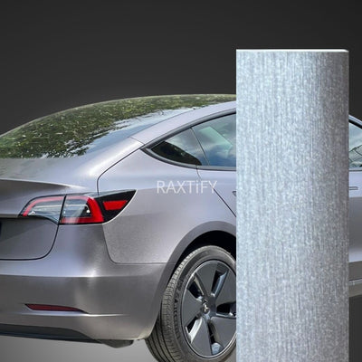 Satin Brushed Tungsten Gray Vinyl Wrap