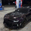 Gloss Metallic Glitter Black Purple Car Wrap camaro hood