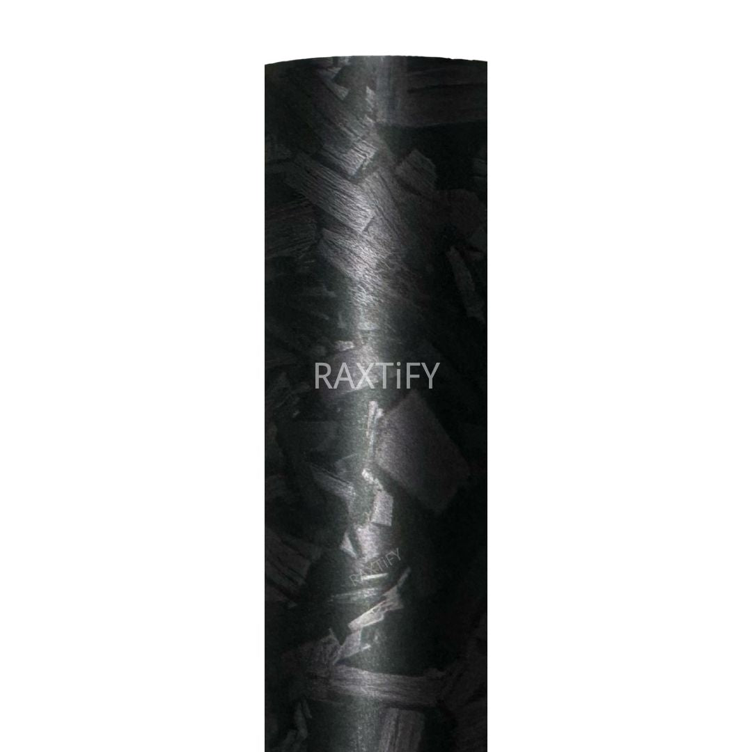 Matte Camouflage Black Forged Carbon Vinyl Wrap