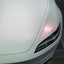 Matte Silk White Red Car Wrap detail