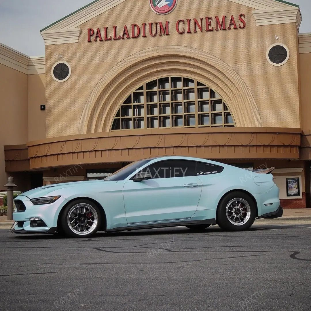Charger Color Shift Satin Chameleon Blue Vinyl Wrap