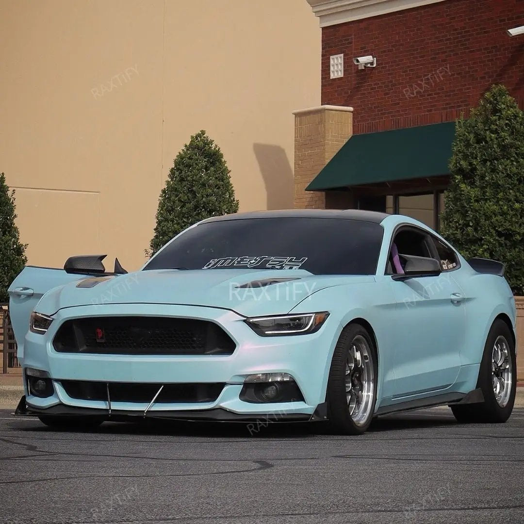 Charger Color Shift Satin Chameleon Blue Vinyl Wrap