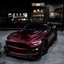 Satin Chrome Silk Oxide Red Vinyl Wrap