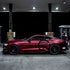 Satin Chrome Silk Oxide Red Vinyl Wrap