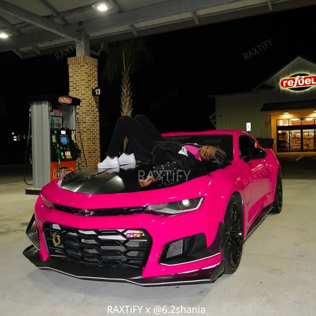 Chevrolet Gloss Rose Pink Vinyl Wrap