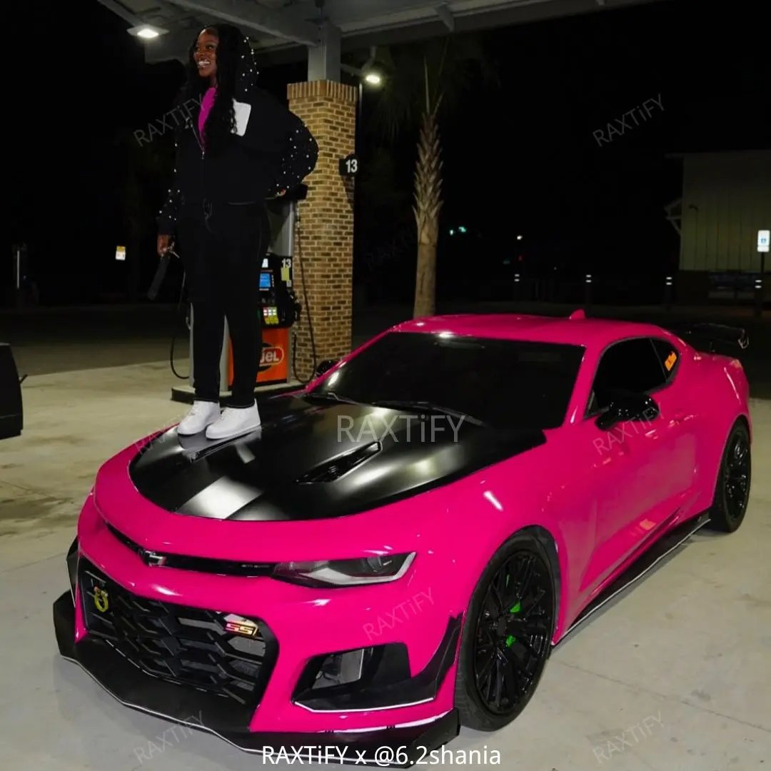 Chevrolet Gloss Rose Pink Vinyl Wrap