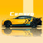 Chevrolet Camaro Pixel Strike Viper Yellow Custom Wrap