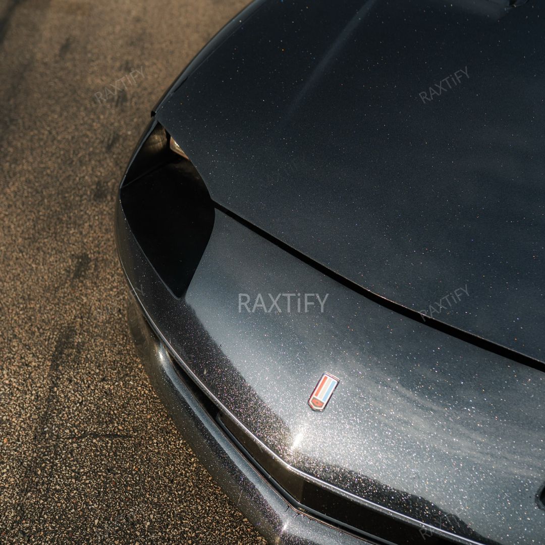 Chevrolet mafia Gloss Metallic Glitter Black Vinyl Wrap