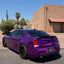 Chrysler300 Mirror Chrome Purple Vinyl Wrap back look