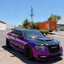 Chrysler300 Mirror Chrome Purple Vinyl Wrap day look