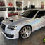 Laser Gloss White Vinyl Wrap chrysler 300
