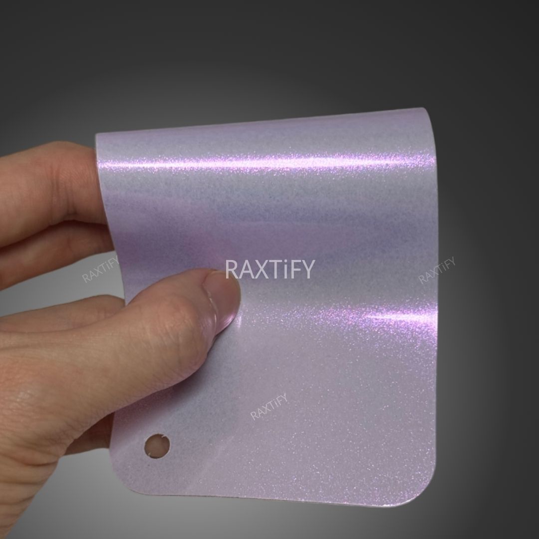 Color Shift Galaxy Dust Pink Vinyl Car Wrap 