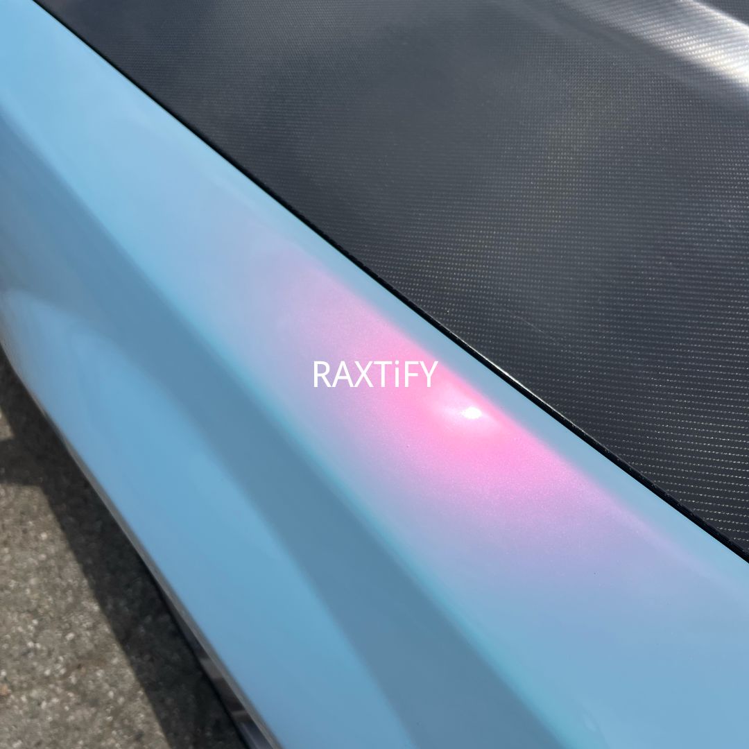 Color Shift Pearl Chameleon Blue Vinyl Wrap