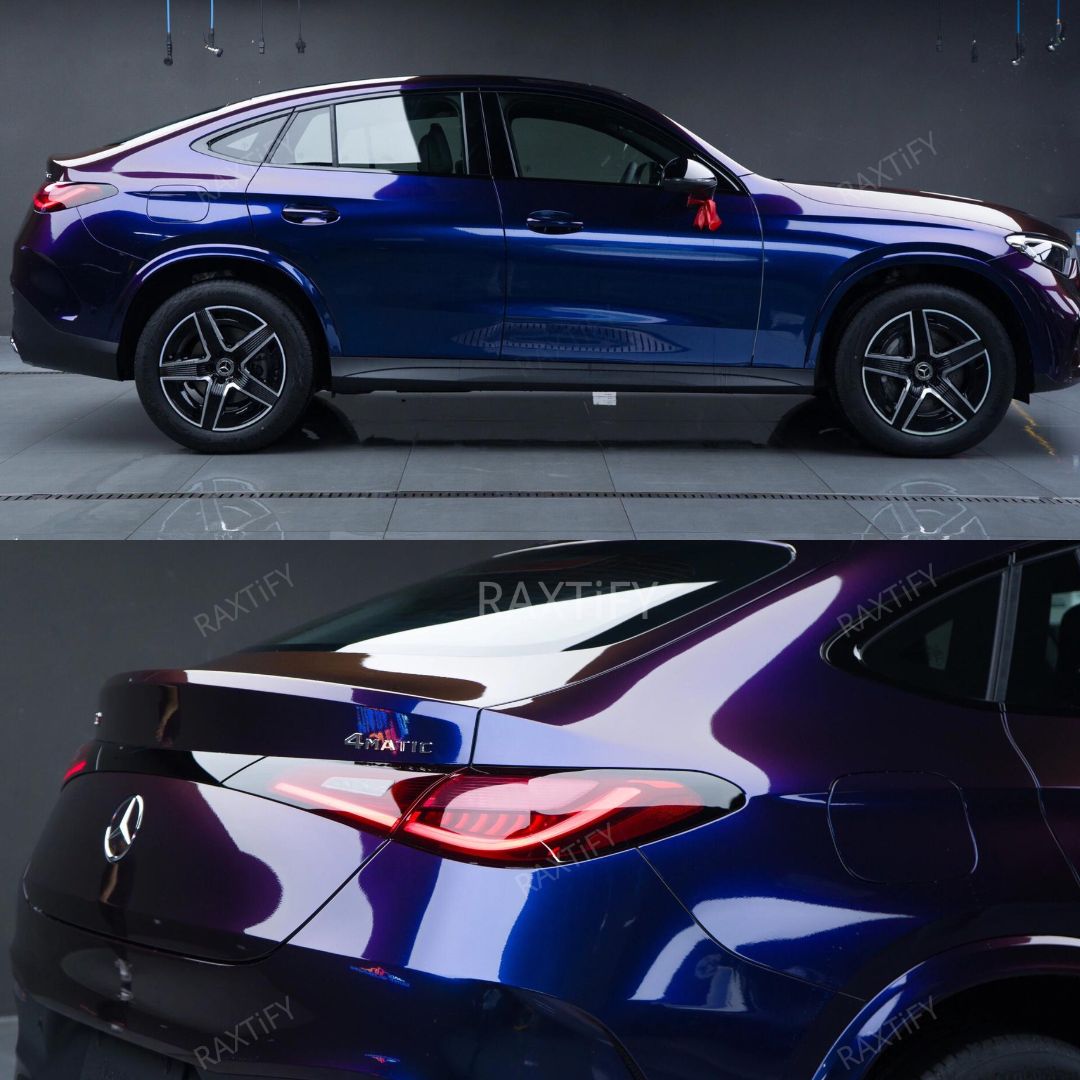 Color Shift Spectrum Dark Blue Purple Vinyl Wrap