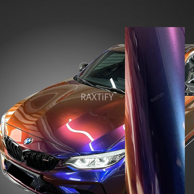 Color Shift Spectrum Gold Blue Vinyl Wrap