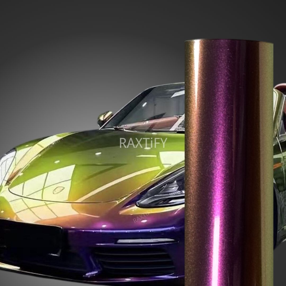 Color Shift Spectrum Grape Gold Vinyl Wrap