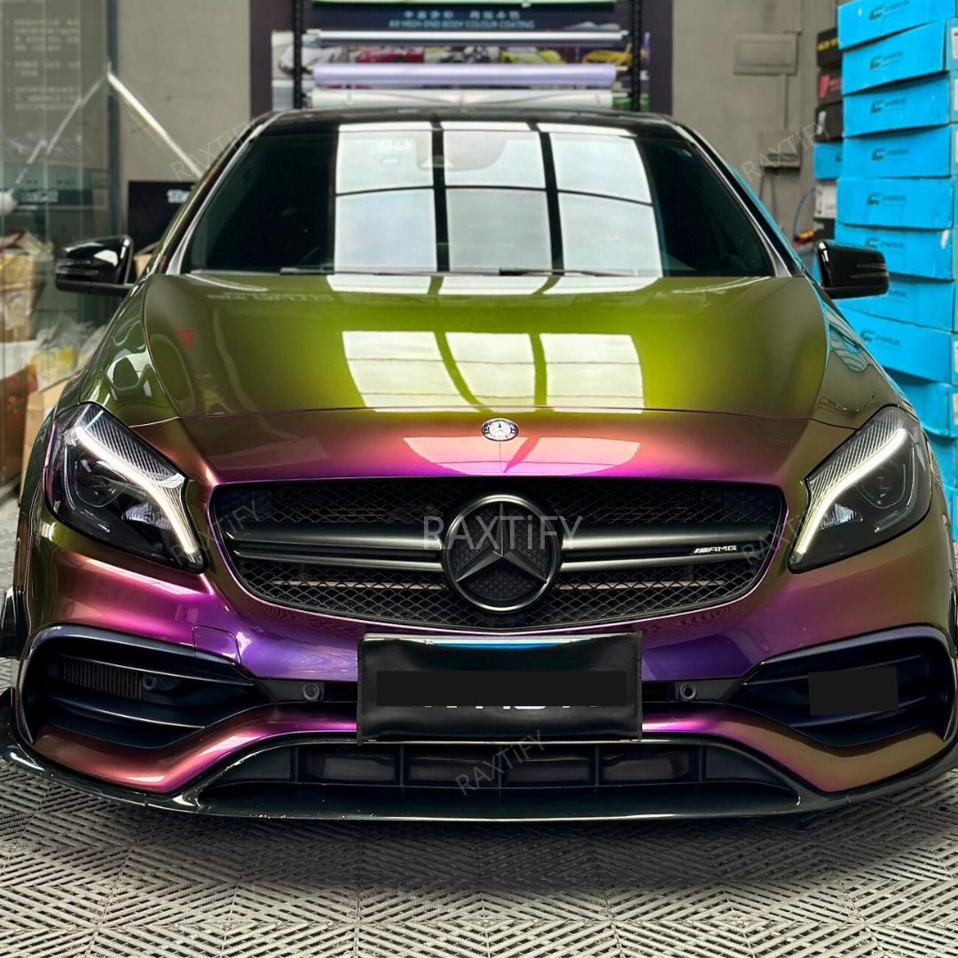 Color Shift Spectrum Grape Green Vinyl Wrap