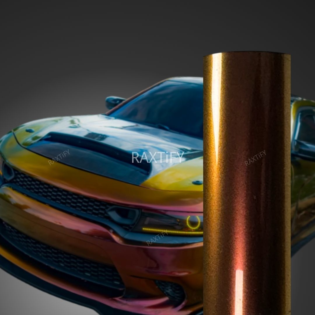 Color Shift Spectrum Ruby Gold Vinyl Wrap