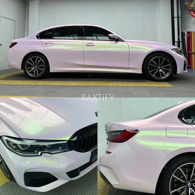Color Shift Aurora Lavender Green Vinyl Wrap