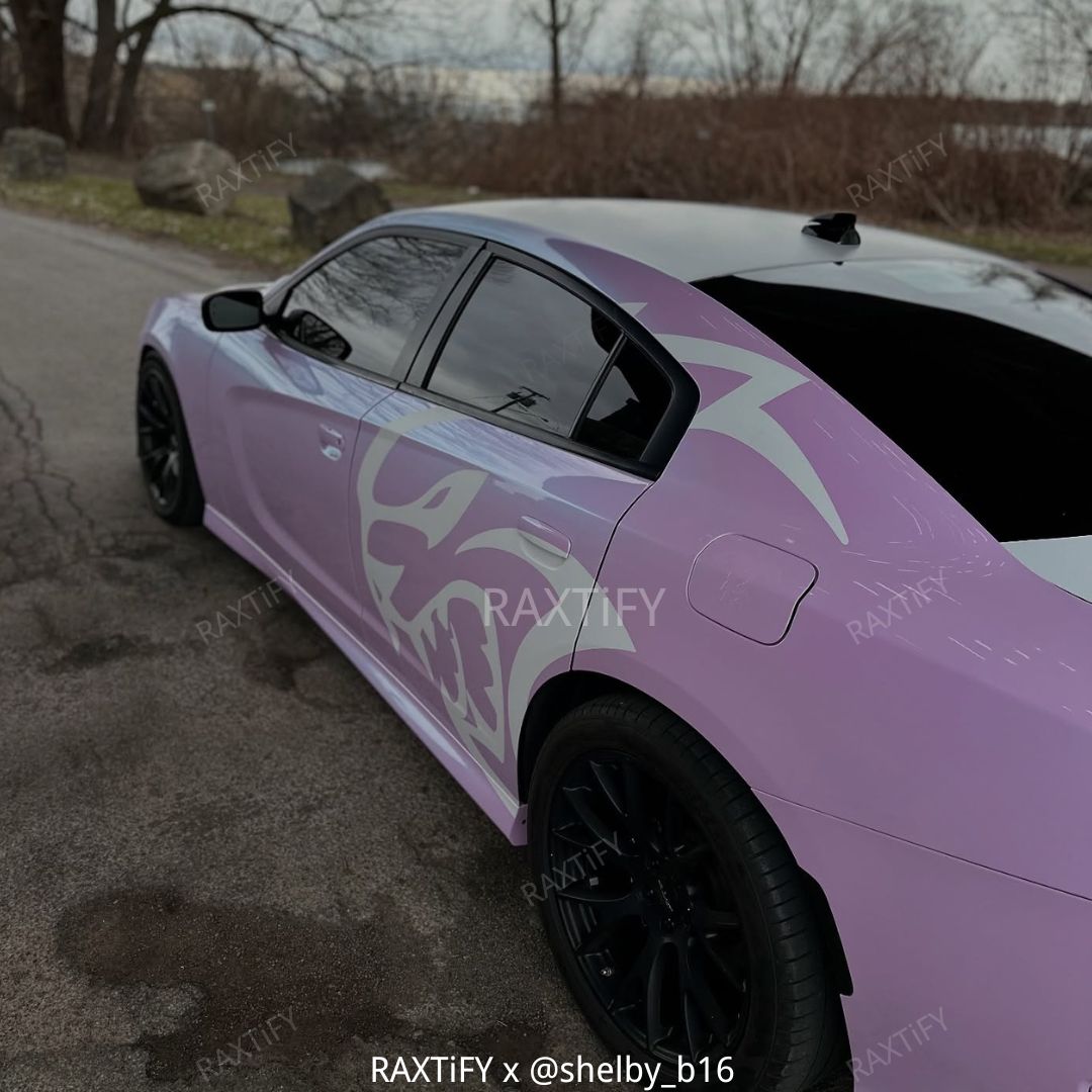 Color Shift Aurora Lavender Green Vinyl Wrap