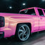 Color Shift Diamond Gold Pink Vinyl Wrap pick up side