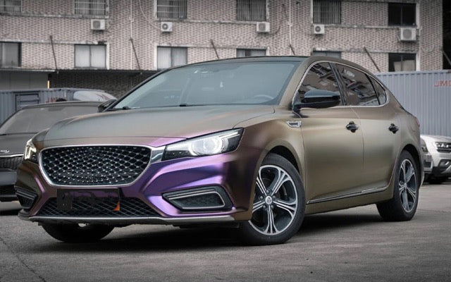 Color Shift Diamond Gray Purple Vinyl Wrap