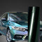 Color Shift Glitter Aurora Green Car Wrap